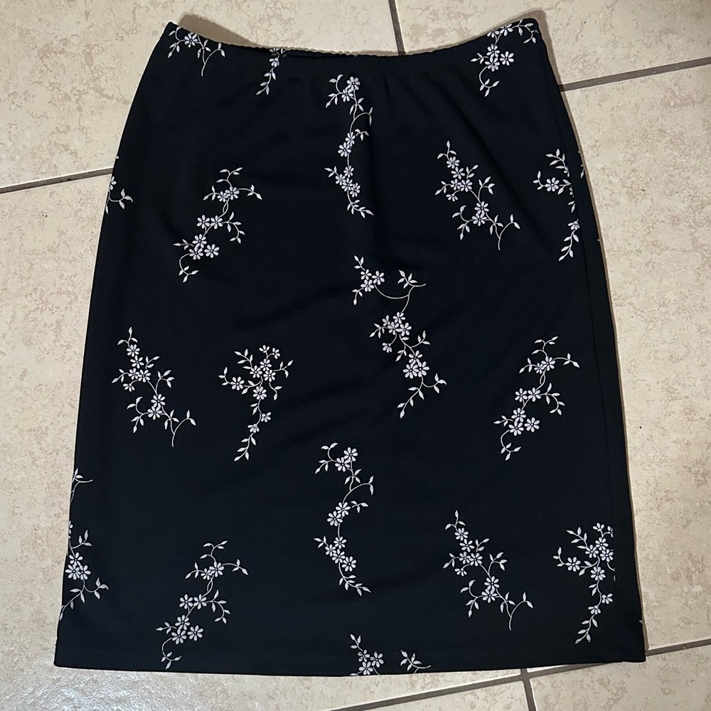 jasmine usa floral midi pencil skirt